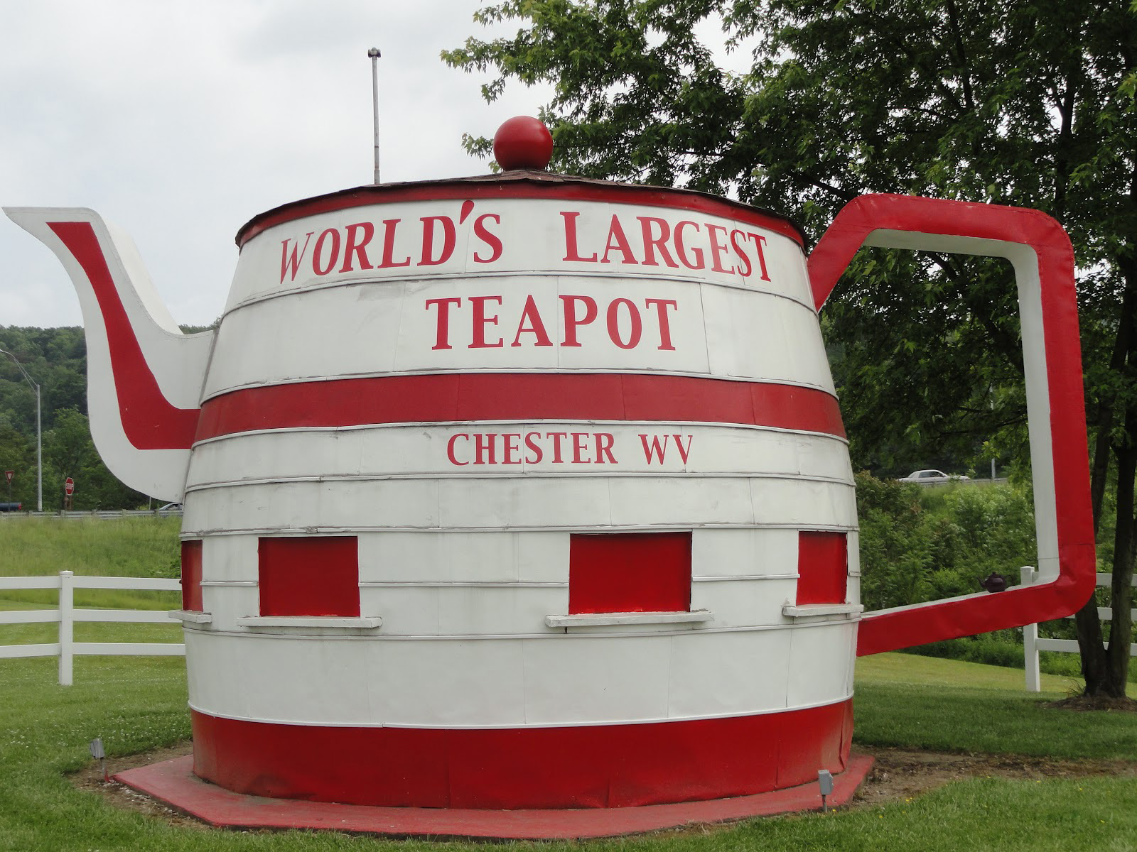 World's Largest Teapot. Chester, West Virginia. Hancock County